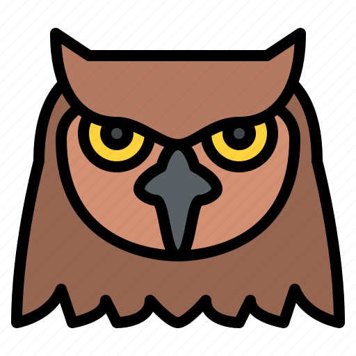 Owl, animal, face, avatar, nature, life, bird icon - Download on Iconfinder