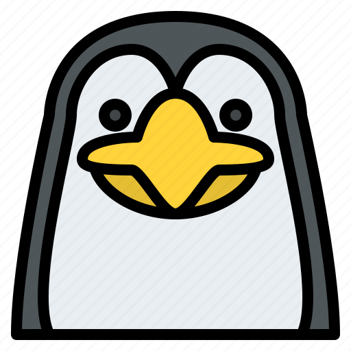 Penguin, animal, face, avatar, nature, life, sea icon - Download on Iconfinder