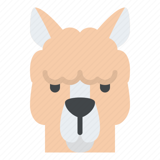 Alpaca, animal, face, avatar, nature, life icon - Download on Iconfinder