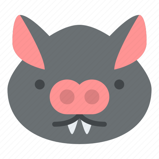 Bat, animal, face, avatar, nature, life, fly icon - Download on Iconfinder