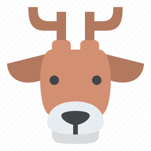Deer, animal, face, avatar, nature, wild, life icon - Download on Iconfinder