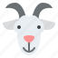 goat, animal, face, avatar, nature, farm 