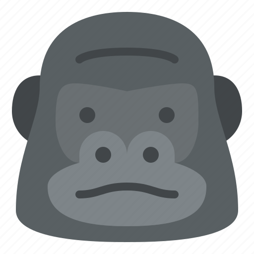 Gorilla, animal, face, avatar, nature, wild, life icon - Download on Iconfinder