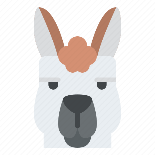 Lama, animal, face, avatar, nature, wild, life icon - Download on Iconfinder