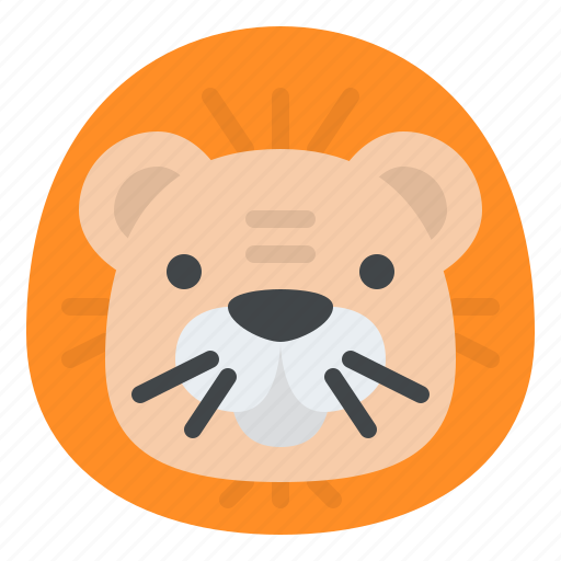 Lion, animal, face, avatar, nature, wild, life icon - Download on Iconfinder