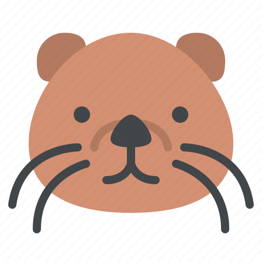 Otter, animal, face, avatar, nature, life, sea icon - Download on Iconfinder