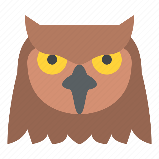 Owl, animal, face, avatar, nature, life, bird icon - Download on Iconfinder