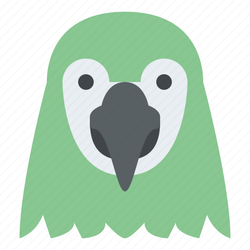 Parrot, animal, face, avatar, nature, life, bird icon - Download on Iconfinder