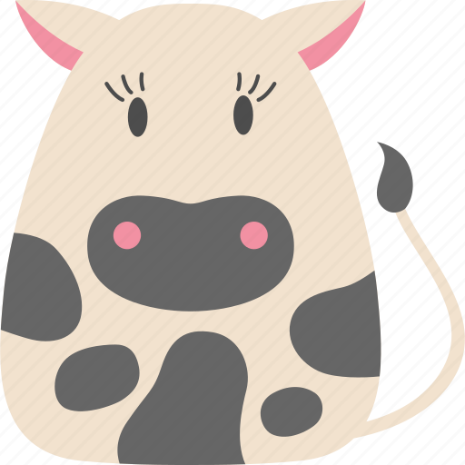 Animal, cow, cartoon, wildlife, wild icon - Download on Iconfinder