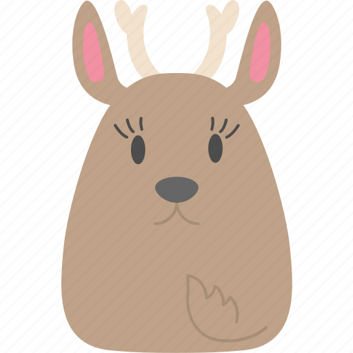 Animal, deer, cartoon, wildlife, wild icon - Download on Iconfinder