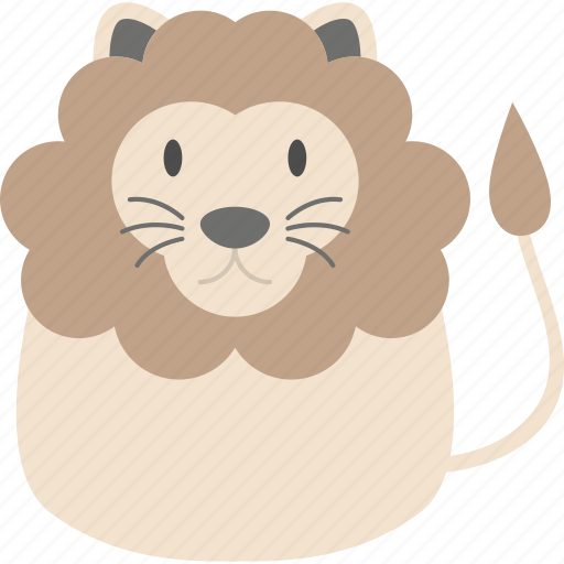 Animal, lion, cartoon, wildlife, wild icon - Download on Iconfinder