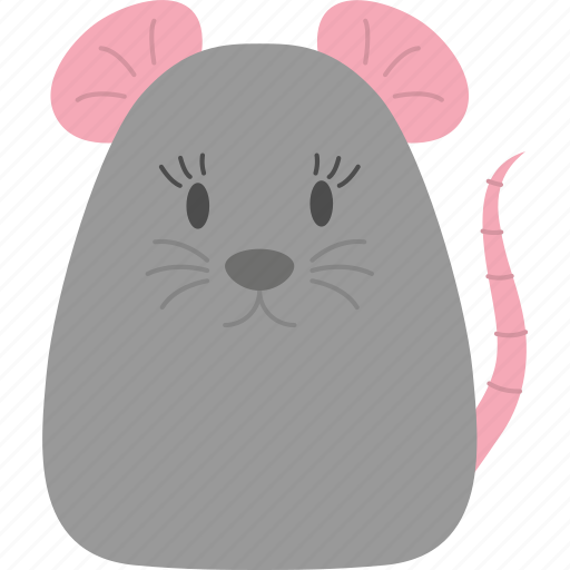Animal, rat, mouse, cartoon, wildlife, wild icon - Download on Iconfinder