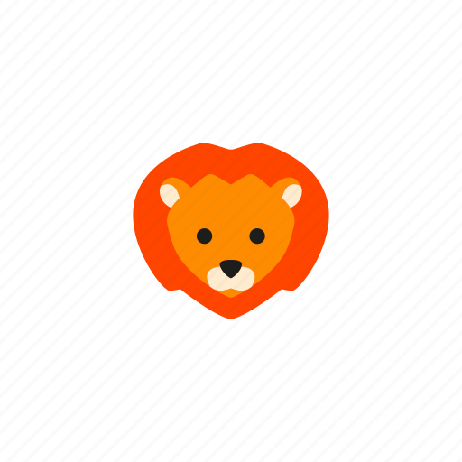 Animal, concept, design, face, king, lion, wild icon - Download on Iconfinder