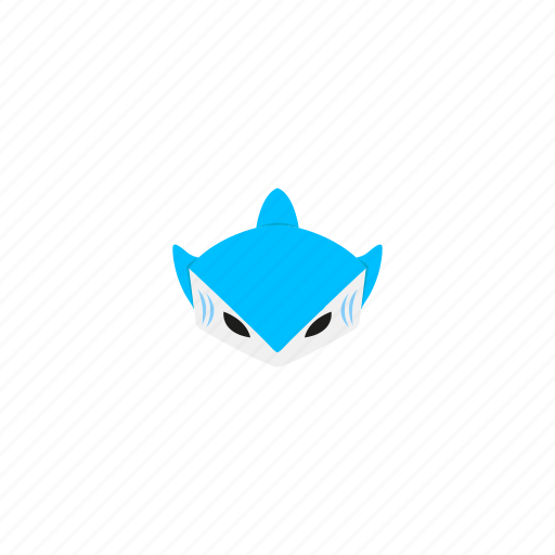Animal, concept, design, face, fish, sea, shark icon - Download on Iconfinder