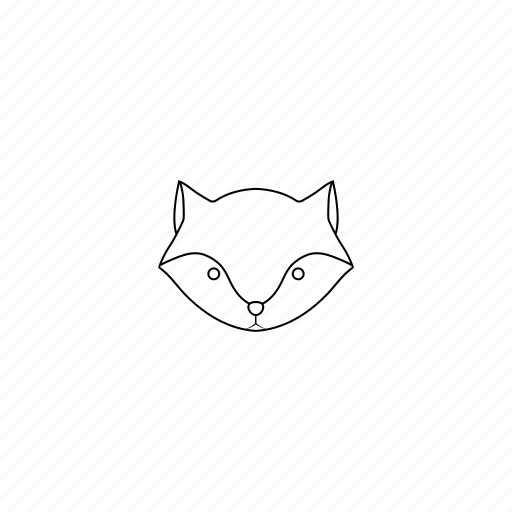 Animal, concept, design, face, fox, wild, wolf icon - Download on Iconfinder