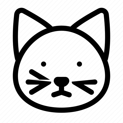 Cat, pet, cute, kitty, animal, animals, face icon - Download on Iconfinder