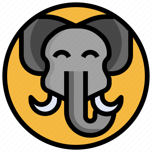 Elephant, animals, zoo, wildlife, wild, life, fauna icon - Download on Iconfinder