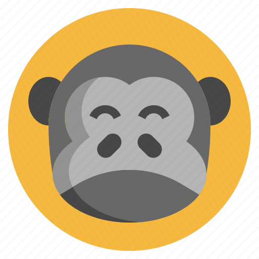 Gorilla, animals, zoo, wildlife, wild, life, fauna icon - Download on Iconfinder