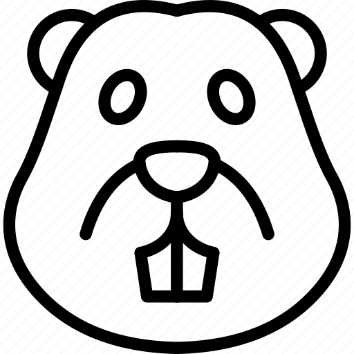 Animal, animals, beaver, beavers, face, pet icon - Download on Iconfinder