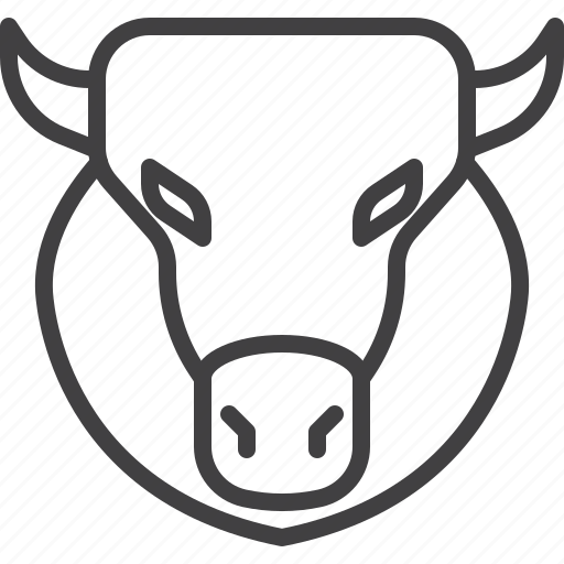 Bison, head, buffalo icon - Download on Iconfinder