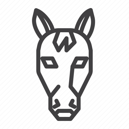 Horse, head, animal icon - Download on Iconfinder