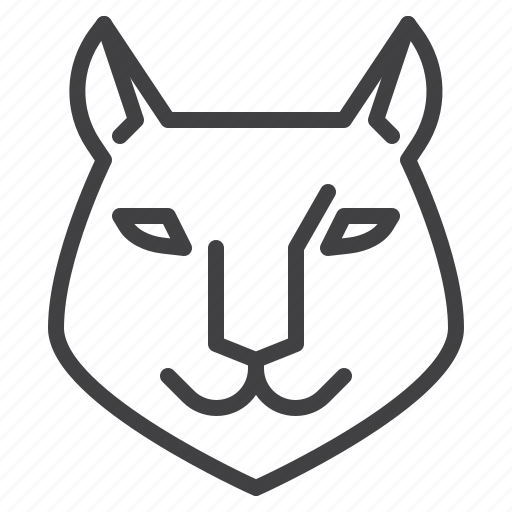 Lynx, head, bobcat icon - Download on Iconfinder