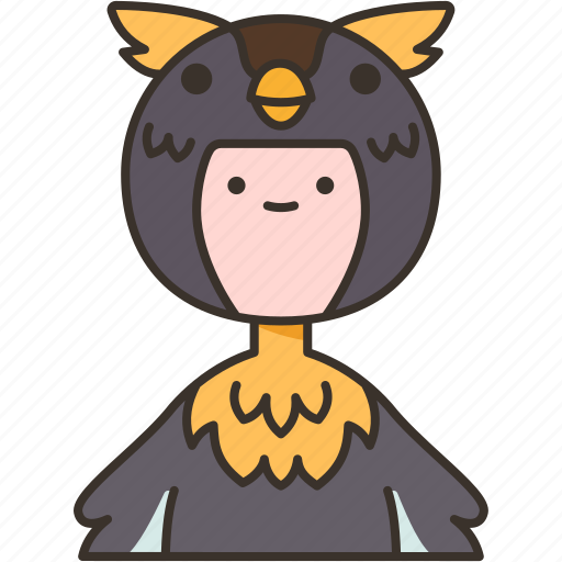 Owl, bird, nocturnal, feathers, costume icon - Download on Iconfinder