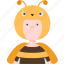 bee, insect, bug, mascot, costume 