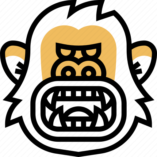 Kingkong, gorilla, ape, scary, wildlife icon - Download on Iconfinder
