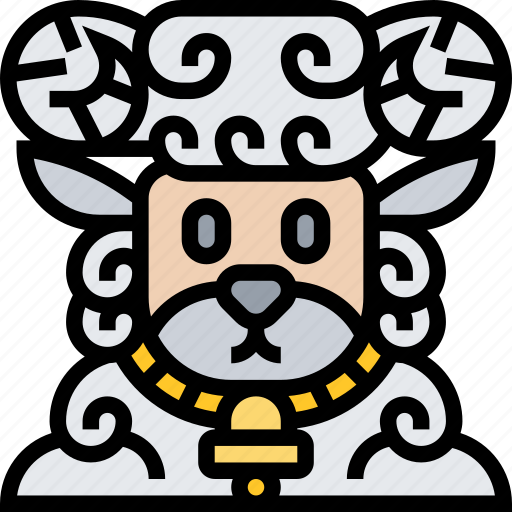 Sheep, lamb, wool, herd, farm icon - Download on Iconfinder