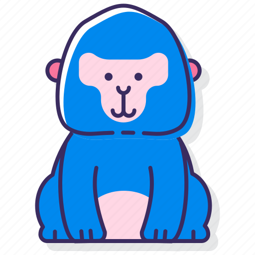 Gorilla, ape, monkey icon - Download on Iconfinder