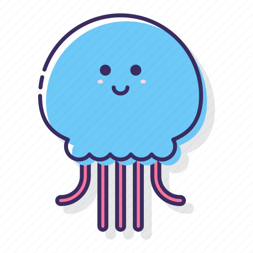 Fish, jelly, jellyfish, medusa icon - Download on Iconfinder