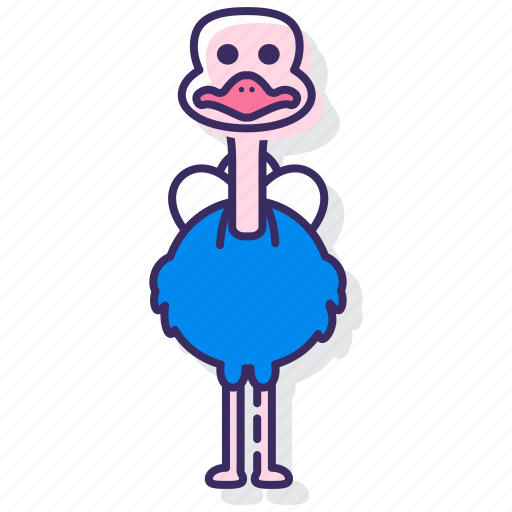 Ostrich, bird icon - Download on Iconfinder on Iconfinder