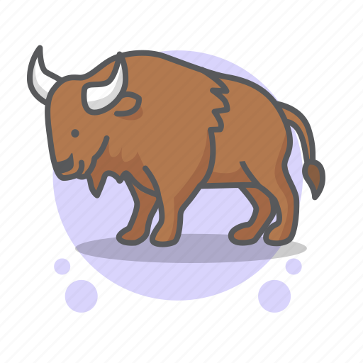Animal, nature, world, bison icon - Download on Iconfinder