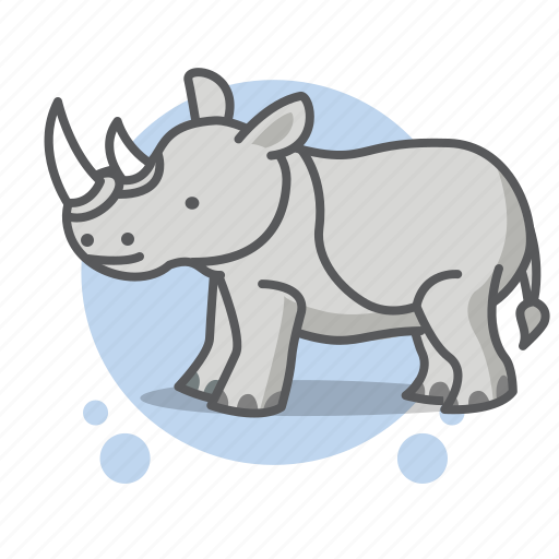 Animal, nature, world, rhinoceros icon - Download on Iconfinder