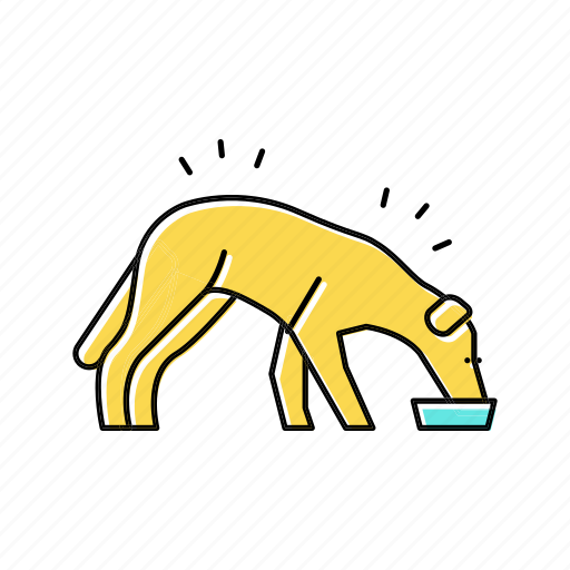 Dog, eating, food, animal, building, puppy icon - Download on Iconfinder
