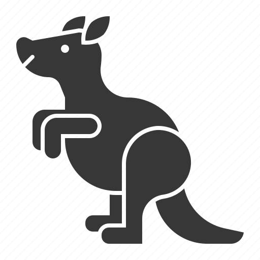 Animal, kangaroo, mammal, wildlife, zoo icon - Download on Iconfinder