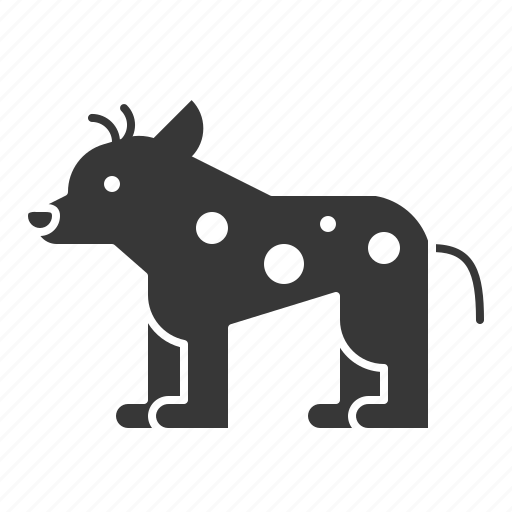 Animal, hyena, mammal, wildlife, zoo icon - Download on Iconfinder