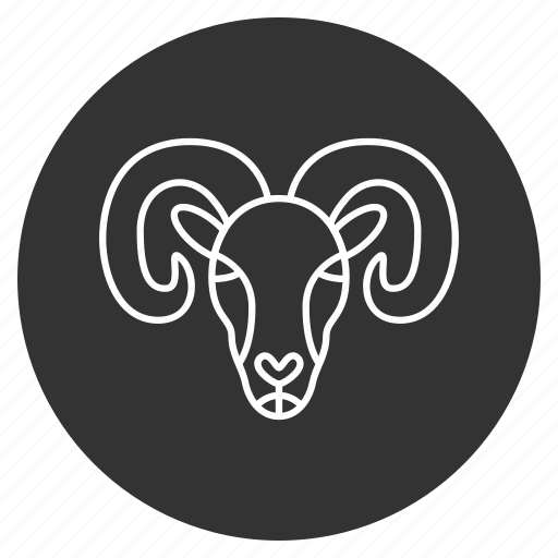 Aries, goat, lamb, ram, sheep, wool, zodiac icon - Download on Iconfinder
