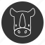 animal, avatar, head, horn, rhino, rhinoceros, unicorn 