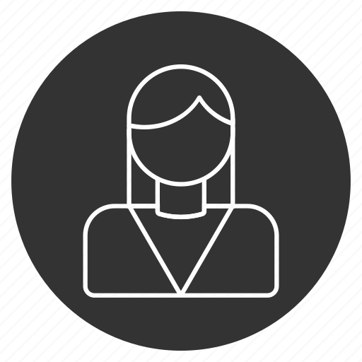Client, female, girl, lady, person, user, woman profile icon - Download on Iconfinder