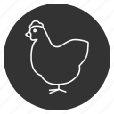 bantam, bird, chick, chicken, cock, cock-a-doodle-doo, hen