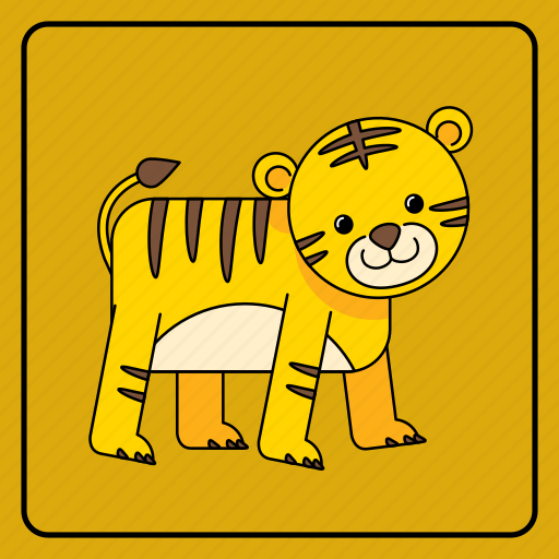 Animal, baby, kids, tiger, toy, zoo, pet icon - Download on Iconfinder