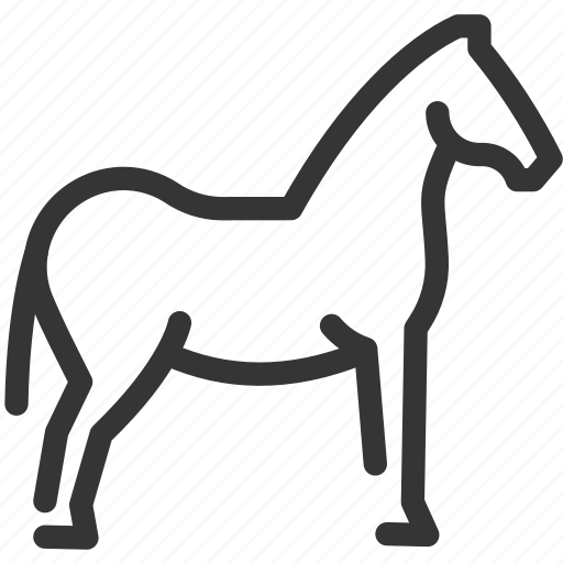 Horse, animal, forest, rights, zoo, nature, wild icon - Download on Iconfinder