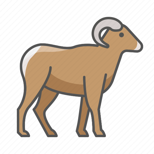 Animal, bighorn, ram, wild icon - Download on Iconfinder