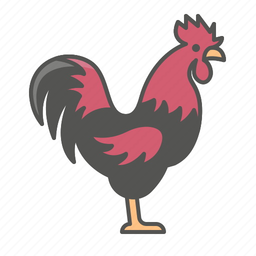Animal, farm, rooster icon - Download on Iconfinder