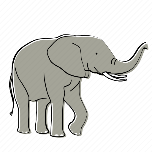 Elephant, africa, animal, mammal, wildlife icon - Download on Iconfinder