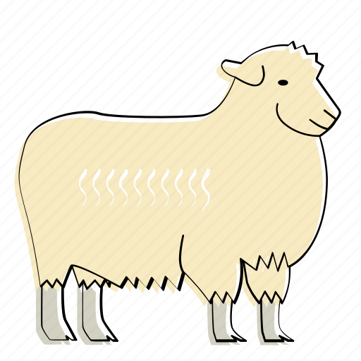 Sheep, animal, farm, mammal, wool icon - Download on Iconfinder
