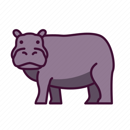 Animals, hippo, wildlife, zoo icon - Download on Iconfinder