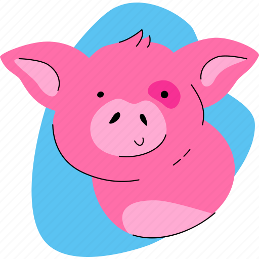Pig, animal, farm, livestock icon - Download on Iconfinder